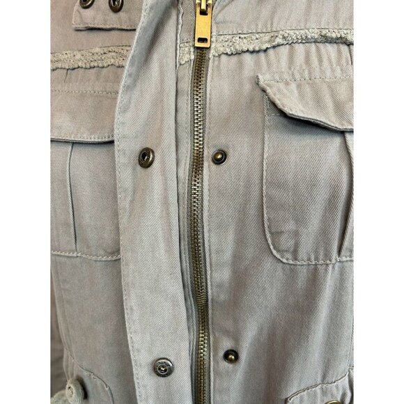 Altar'd State Olive-Green Lace Trim‎ Utility Jacket Women's Size Small - Picture 8 of 10